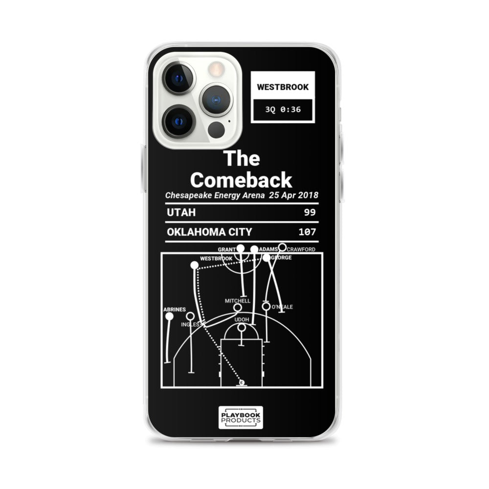 Oklahoma City Thunder Greatest Plays iPhone Case: The Comeback (2018)
