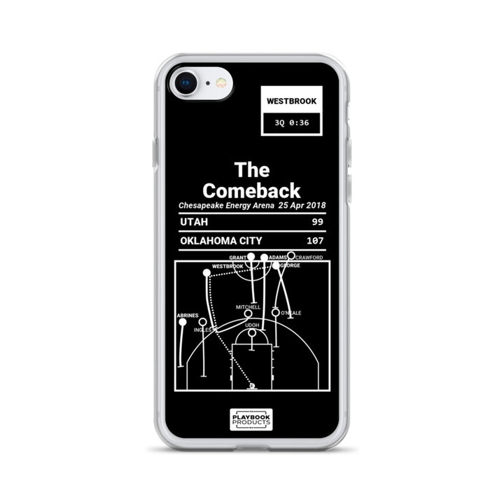 Oklahoma City Thunder Greatest Plays iPhone Case: The Comeback (2018)