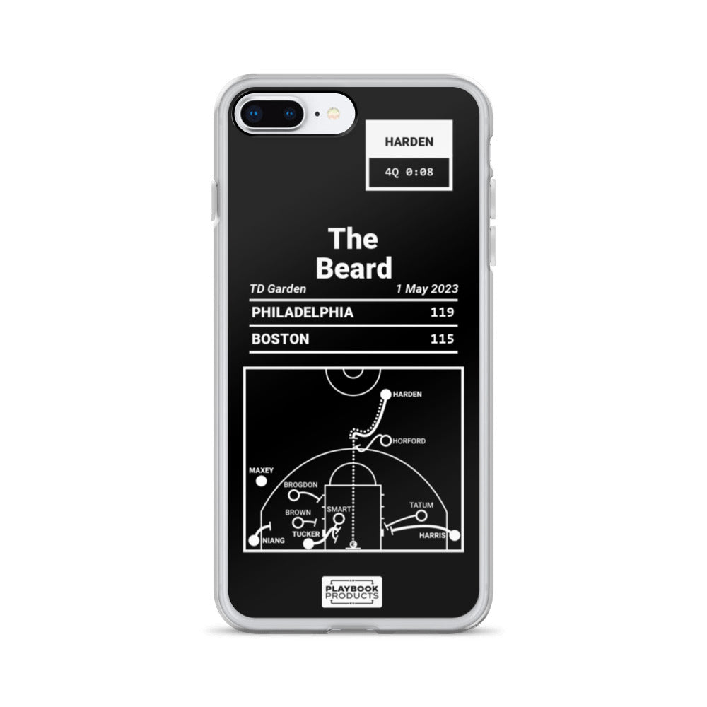 Philadelphia Sixers Greatest Plays iPhone Case: The Beard (2023)
