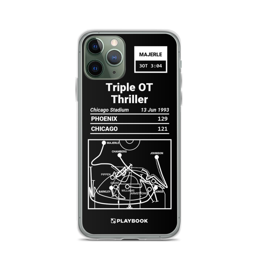 Phoenix Suns Greatest Plays iPhone Case: Triple OT Thriller (1993)