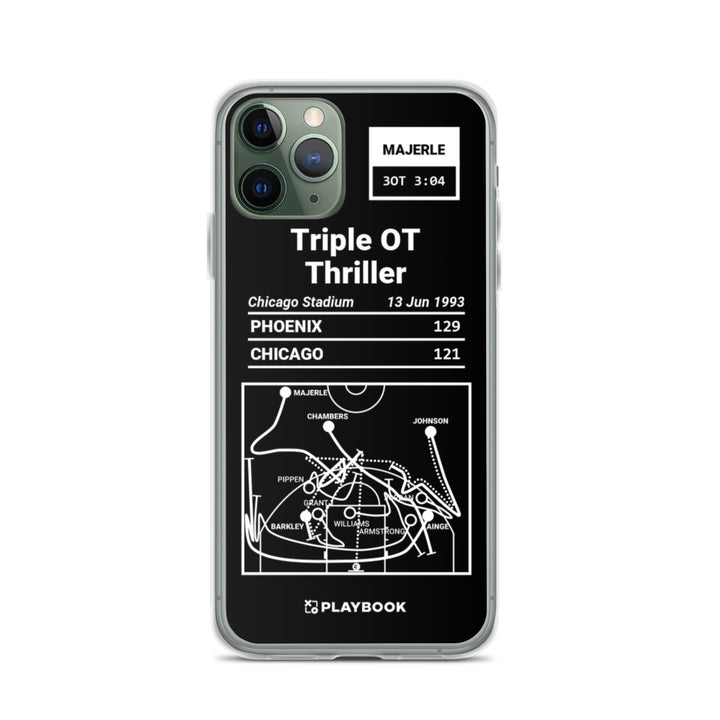 Phoenix Suns Greatest Plays iPhone Case: Triple OT Thriller (1993)