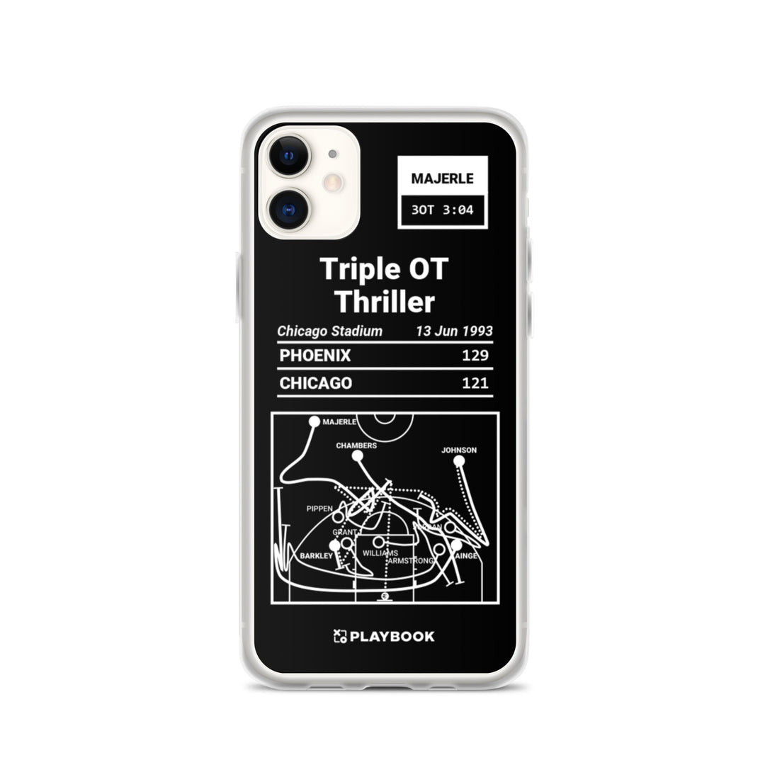 Phoenix Suns Greatest Plays iPhone Case: Triple OT Thriller (1993)