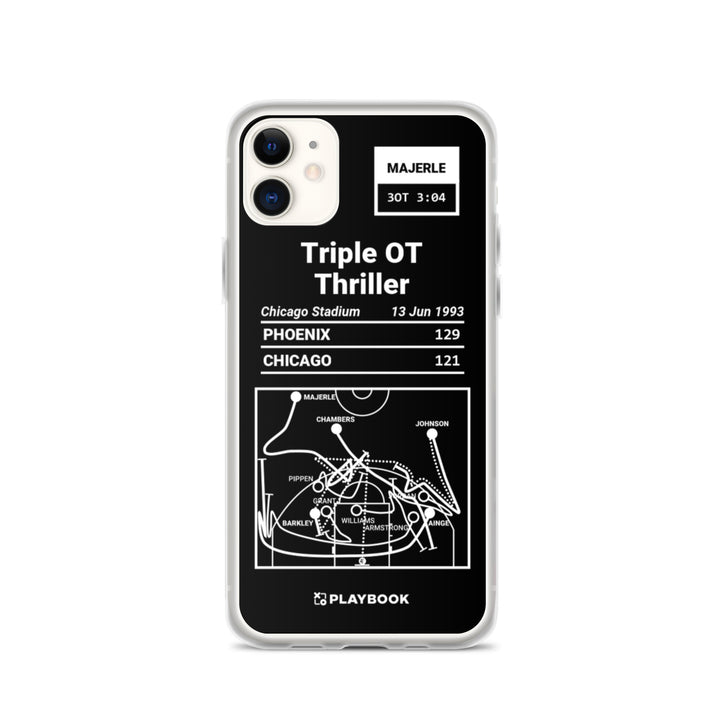 Phoenix Suns Greatest Plays iPhone Case: Triple OT Thriller (1993)