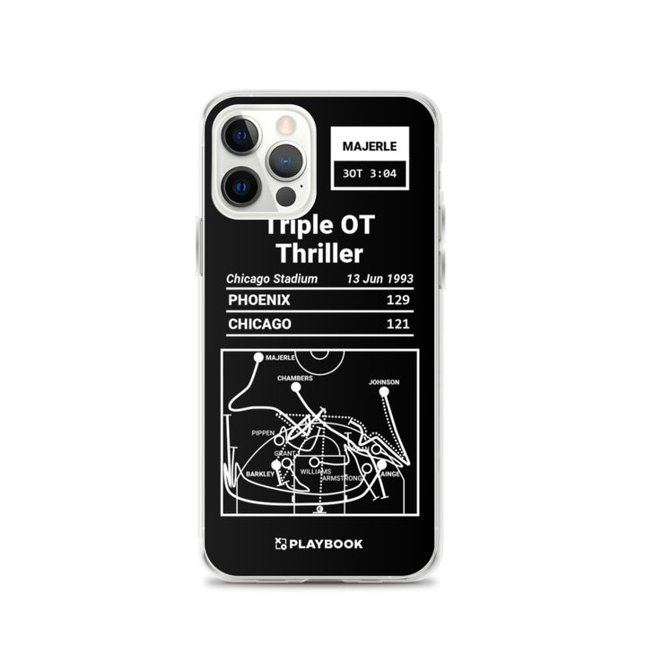 Phoenix Suns Greatest Plays iPhone Case: Triple OT Thriller (1993)