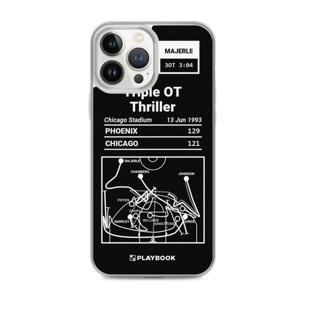 Phoenix Suns Greatest Plays iPhone Case: Triple OT Thriller (1993)