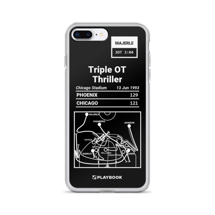 Phoenix Suns Greatest Plays iPhone Case: Triple OT Thriller (1993)