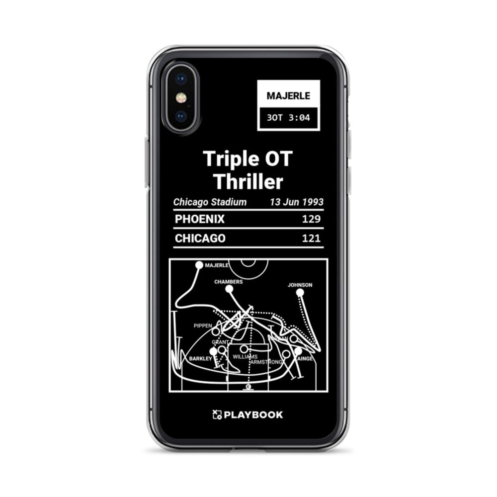 Phoenix Suns Greatest Plays iPhone Case: Triple OT Thriller (1993)