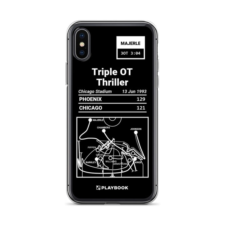 Phoenix Suns Greatest Plays iPhone Case: Triple OT Thriller (1993)