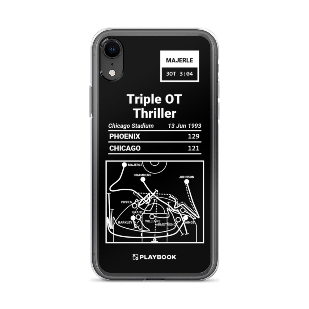 Phoenix Suns Greatest Plays iPhone Case: Triple OT Thriller (1993)
