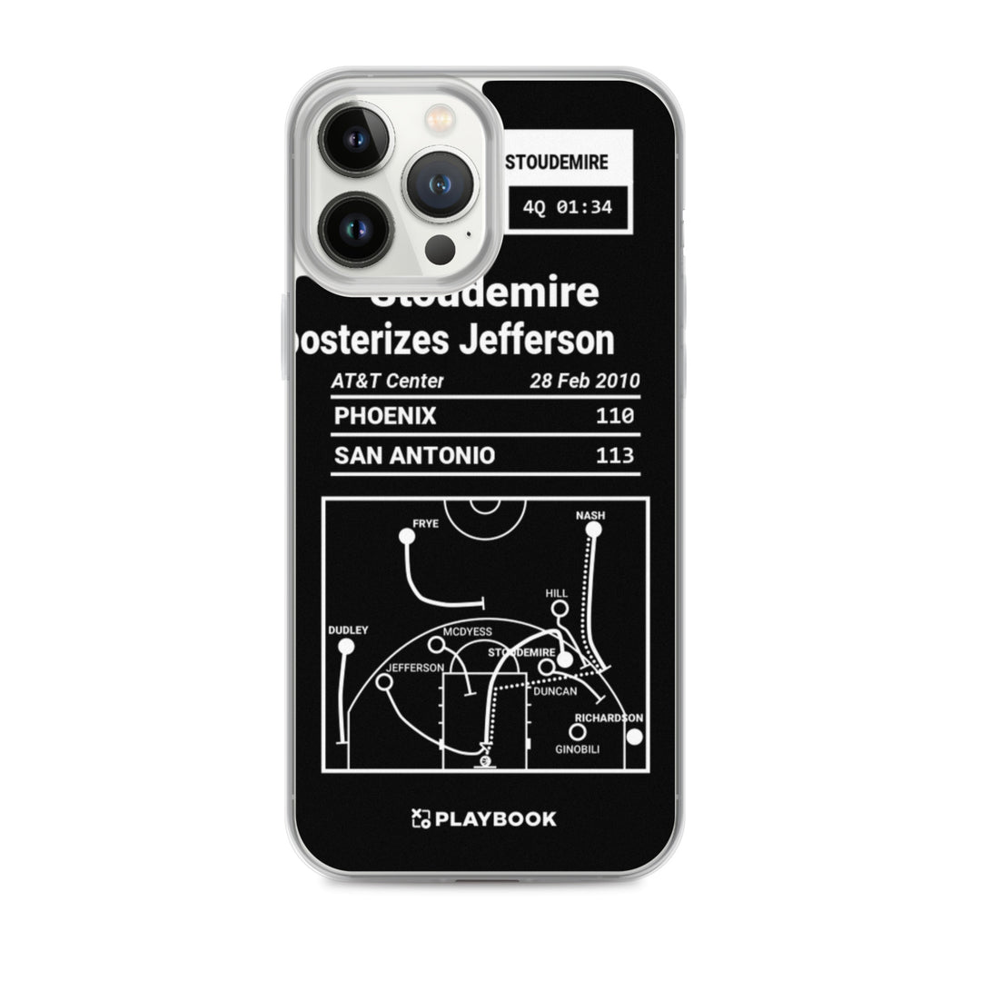 Phoenix Suns Greatest Plays iPhone Case: Stoudemire posterizes Jefferson (2010)