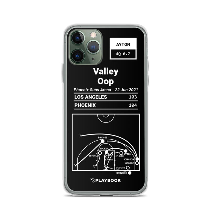 Phoenix Suns Greatest Plays iPhone Case: Valley Oop (2021)