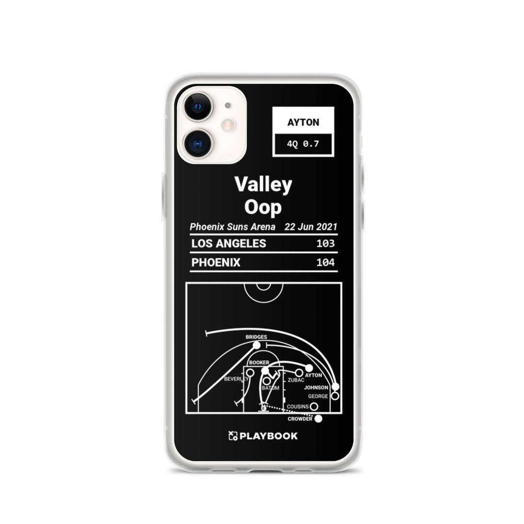 Phoenix Suns Greatest Plays iPhone Case: Valley Oop (2021)