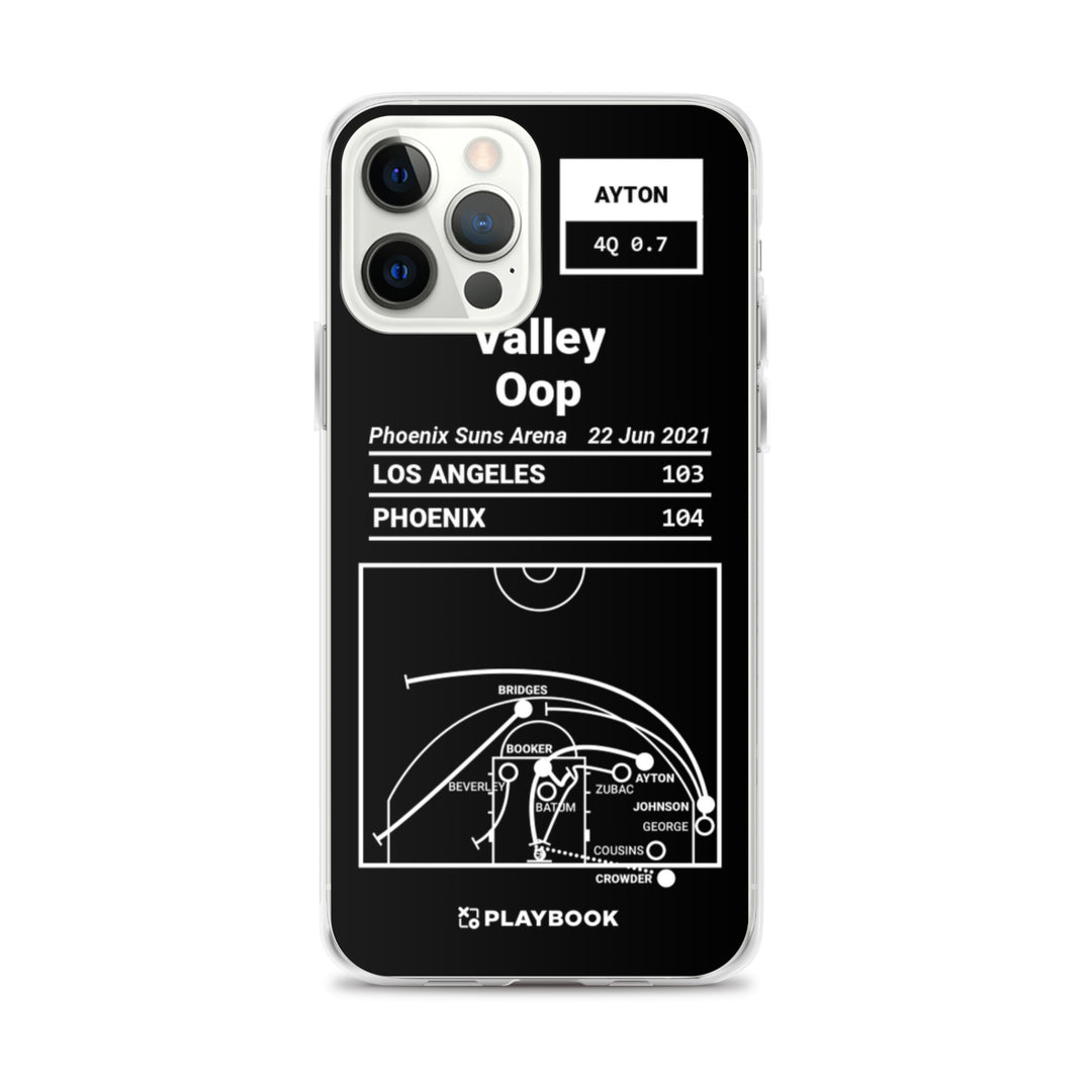 Phoenix Suns Greatest Plays iPhone Case: Valley Oop (2021)