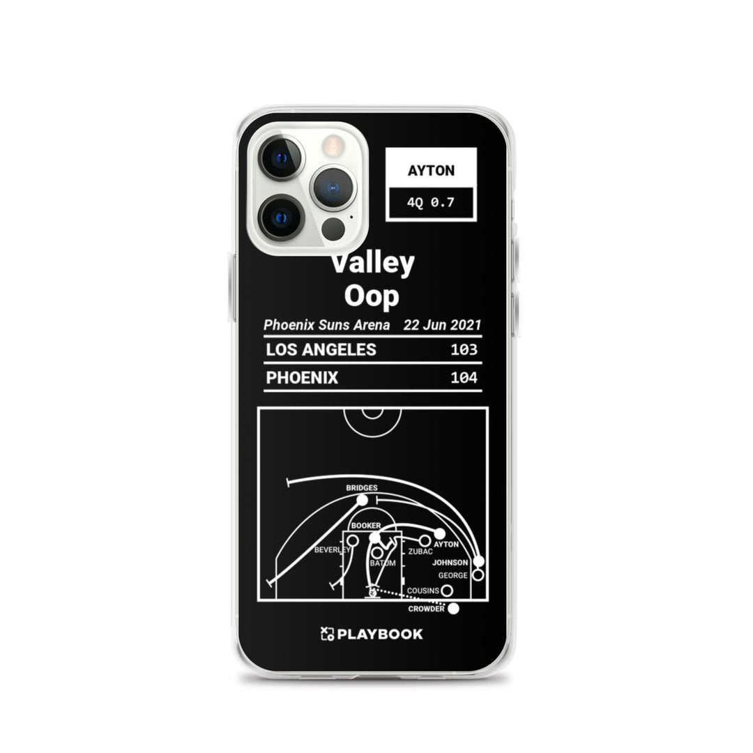 Phoenix Suns Greatest Plays iPhone Case: Valley Oop (2021)