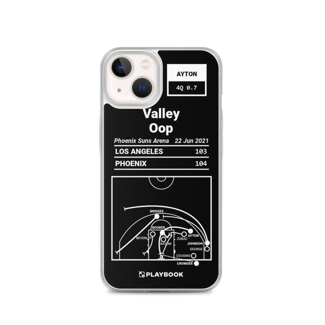 Phoenix Suns Greatest Plays iPhone Case: Valley Oop (2021)