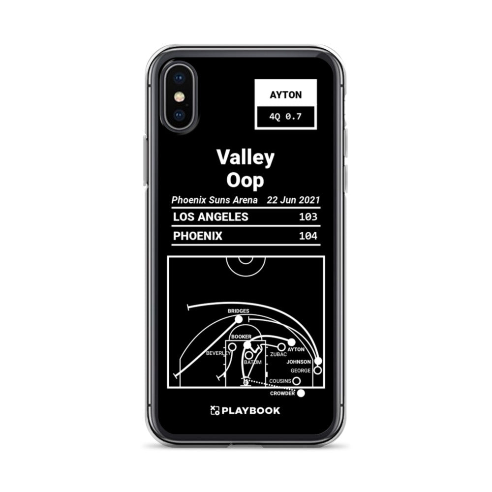 Phoenix Suns Greatest Plays iPhone Case: Valley Oop (2021)