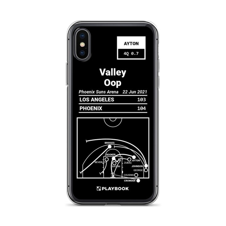 Phoenix Suns Greatest Plays iPhone Case: Valley Oop (2021)