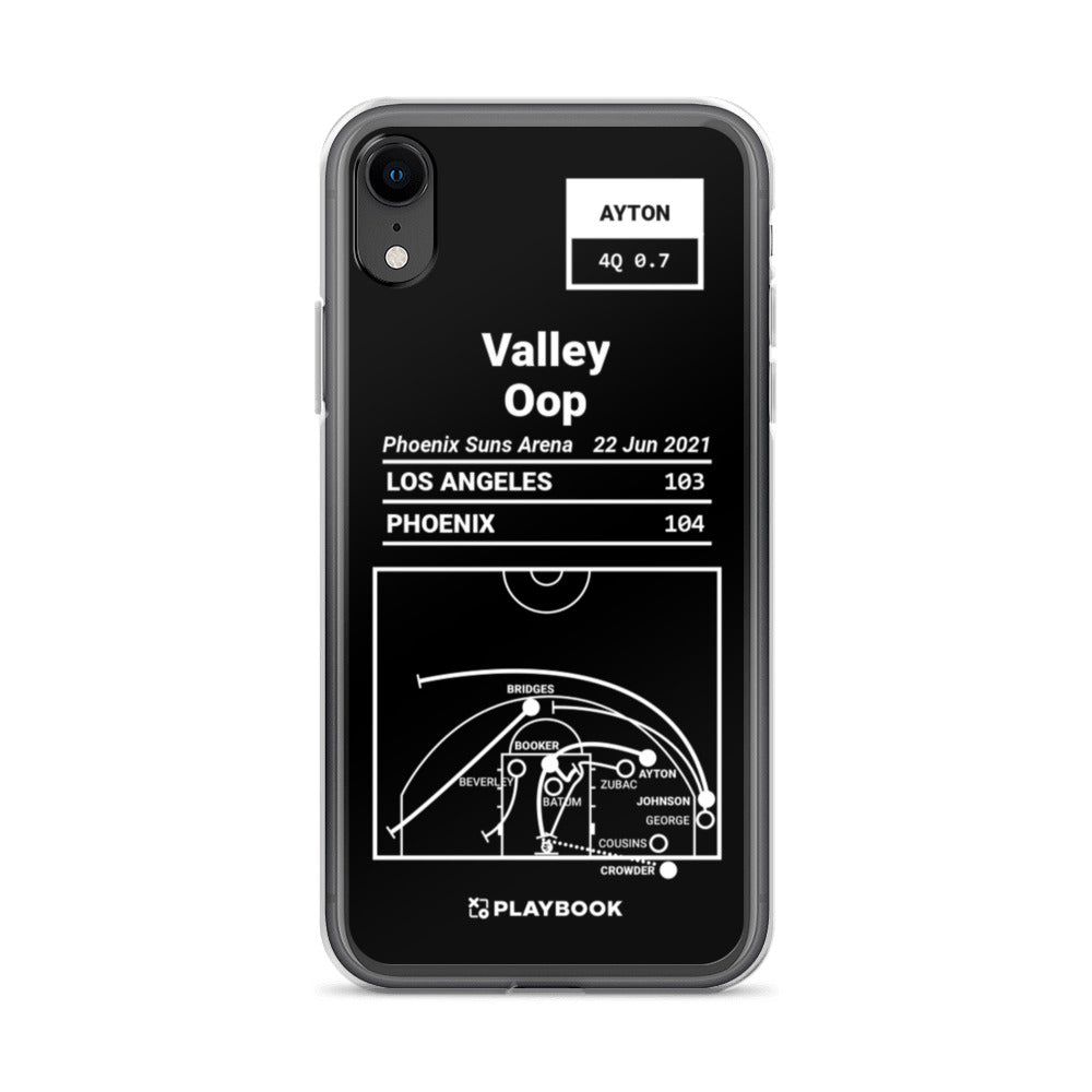 Phoenix Suns Greatest Plays iPhone Case: Valley Oop (2021)