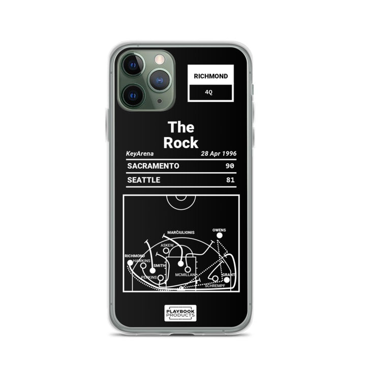 Sacramento Kings Greatest Plays iPhone Case: The Rock (1996)