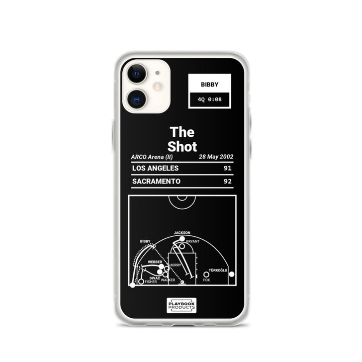 Sacramento Kings Greatest Plays iPhone Case: The Shot (2002)