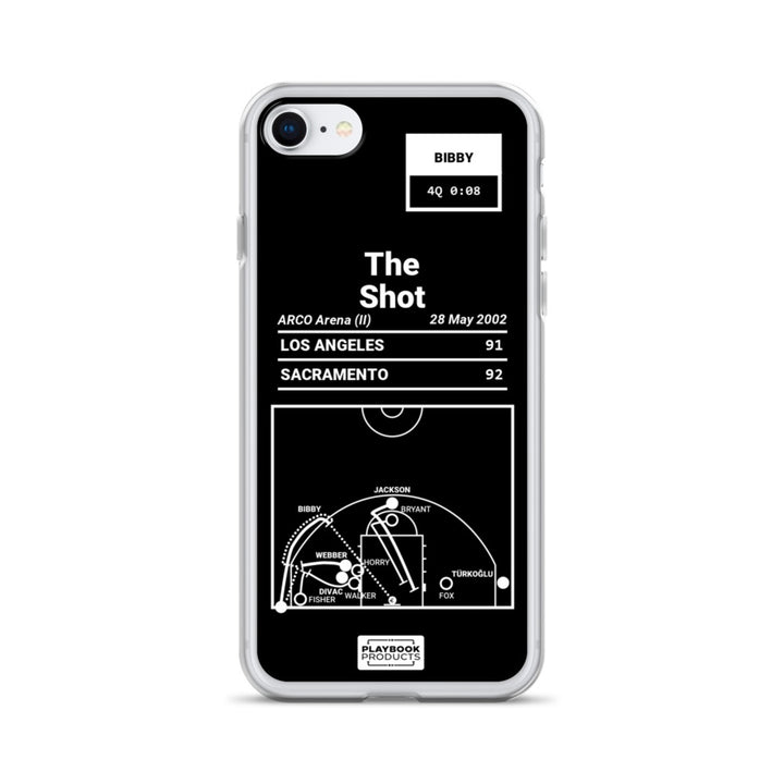 Sacramento Kings Greatest Plays iPhone Case: The Shot (2002)