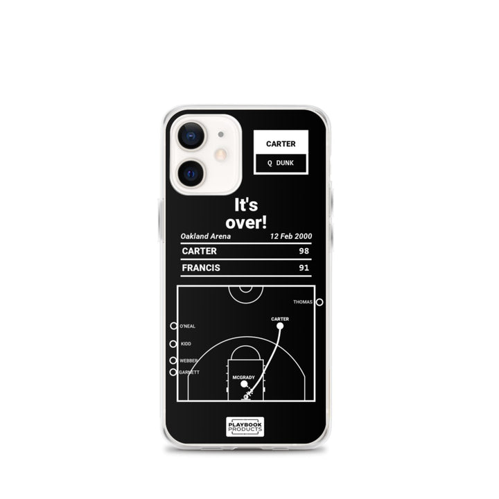 Toronto Raptors Greatest Plays iPhone Case: It's over! (2000)