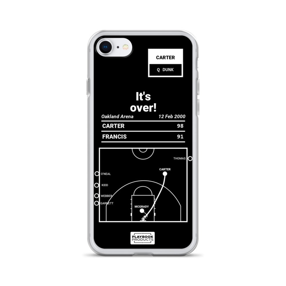 Toronto Raptors Greatest Plays iPhone Case: It's over! (2000)