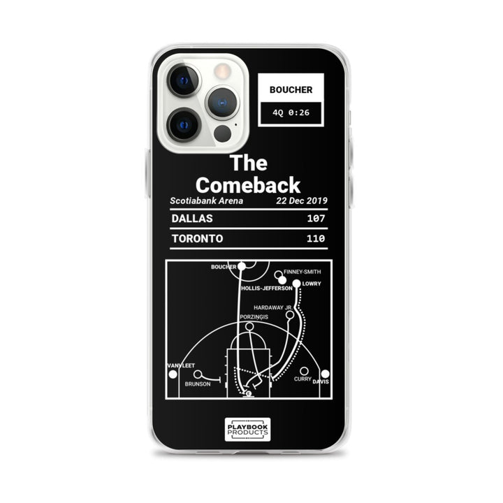 Toronto Raptors Greatest Plays iPhone Case: The Comeback (2019)