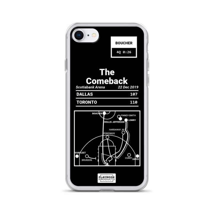 Toronto Raptors Greatest Plays iPhone Case: The Comeback (2019)