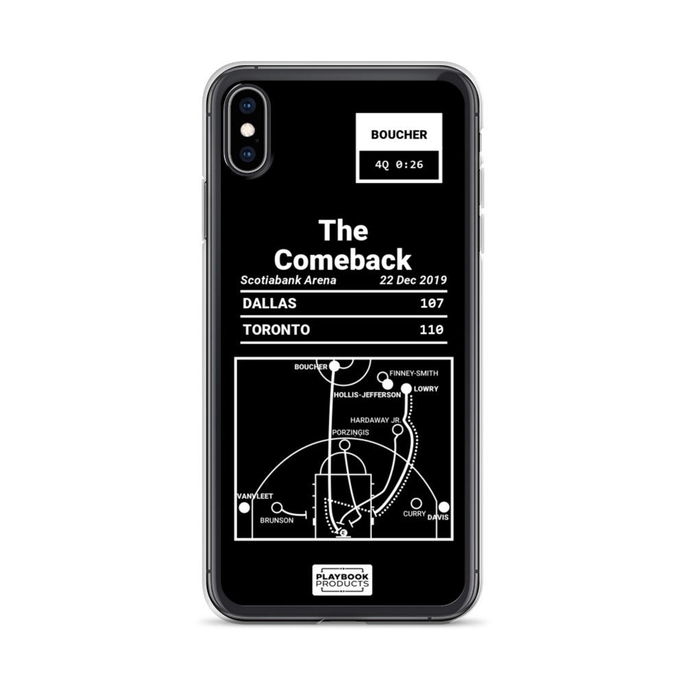Toronto Raptors Greatest Plays iPhone Case: The Comeback (2019)