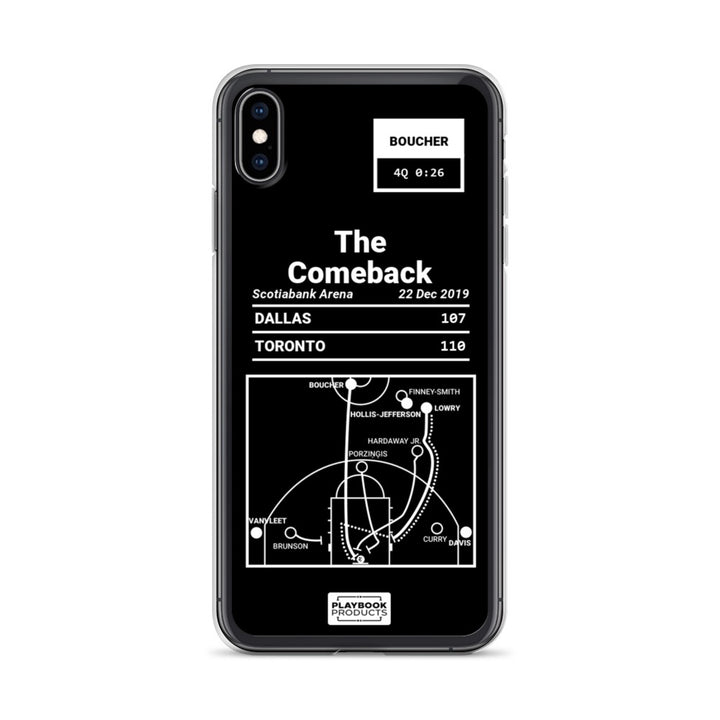 Toronto Raptors Greatest Plays iPhone Case: The Comeback (2019)