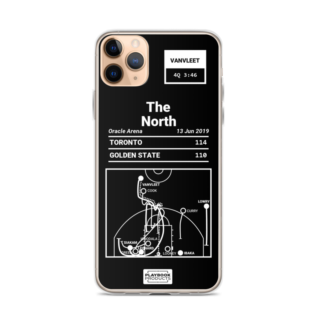 Toronto Raptors Greatest Plays iPhone Case: The North (2019)