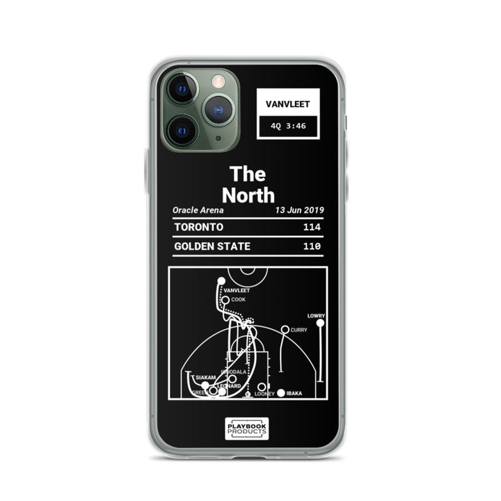 Toronto Raptors Greatest Plays iPhone Case: The North (2019)