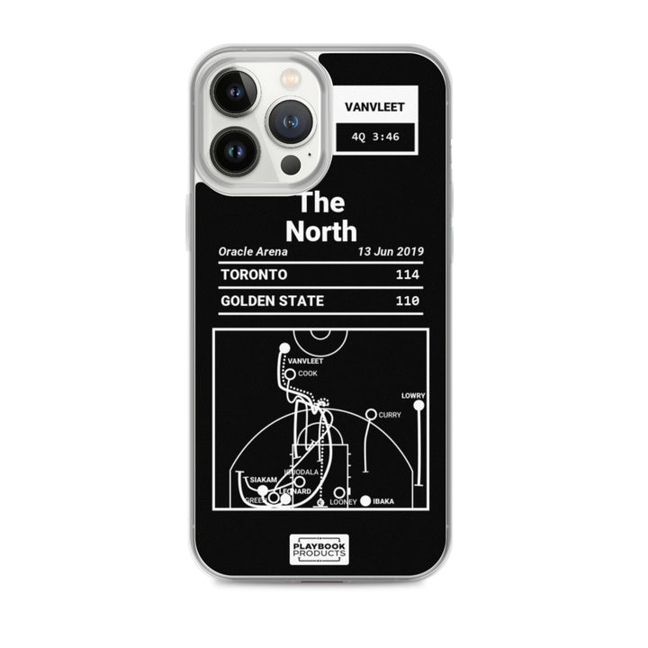 Toronto Raptors Greatest Plays iPhone Case: The North (2019)