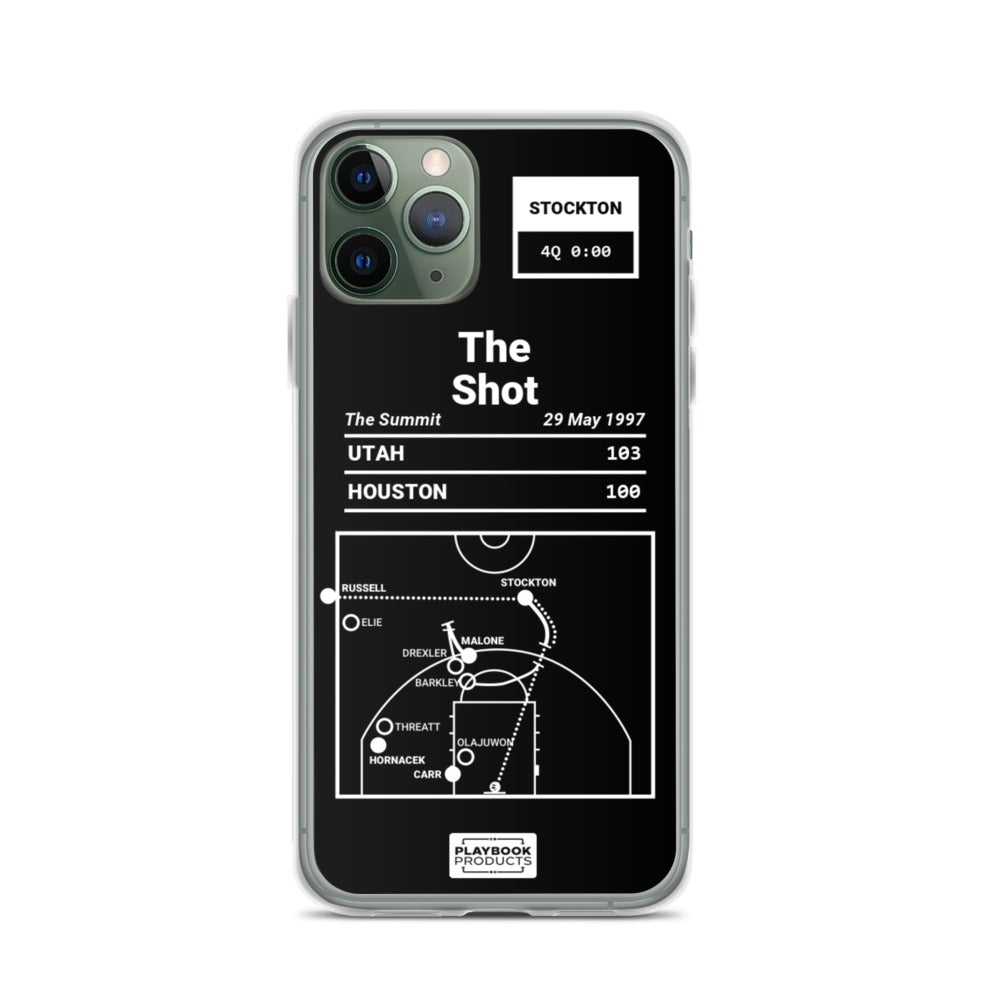 Utah Jazz Greatest Plays iPhone Case: The Shot (1997)