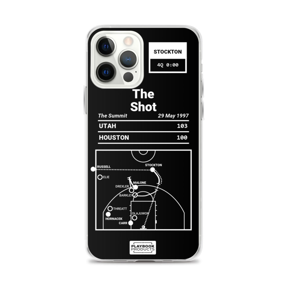 Utah Jazz Greatest Plays iPhone Case: The Shot (1997)