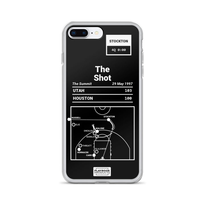 Utah Jazz Greatest Plays iPhone Case: The Shot (1997)