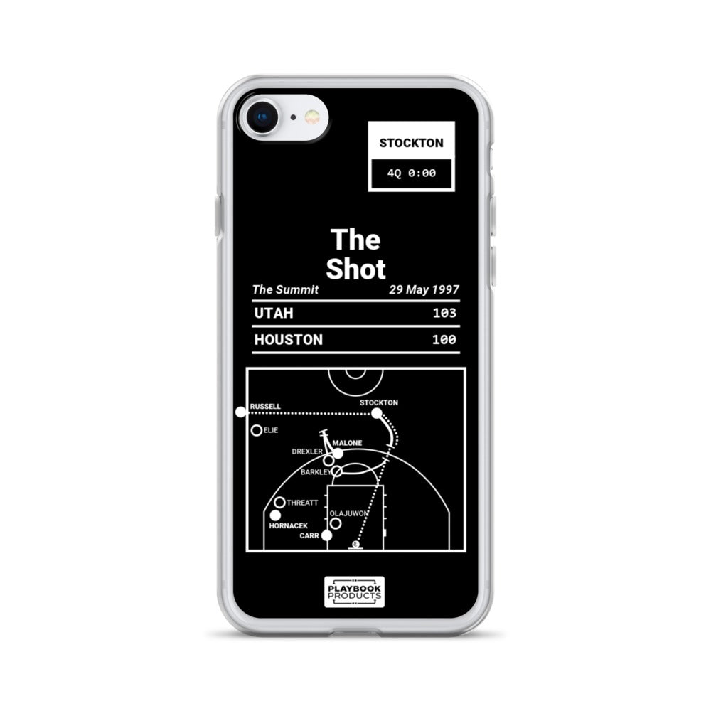 Utah Jazz Greatest Plays iPhone Case: The Shot (1997)