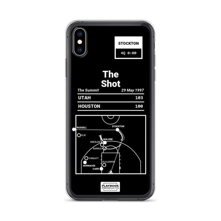 Utah Jazz Greatest Plays iPhone Case: The Shot (1997)