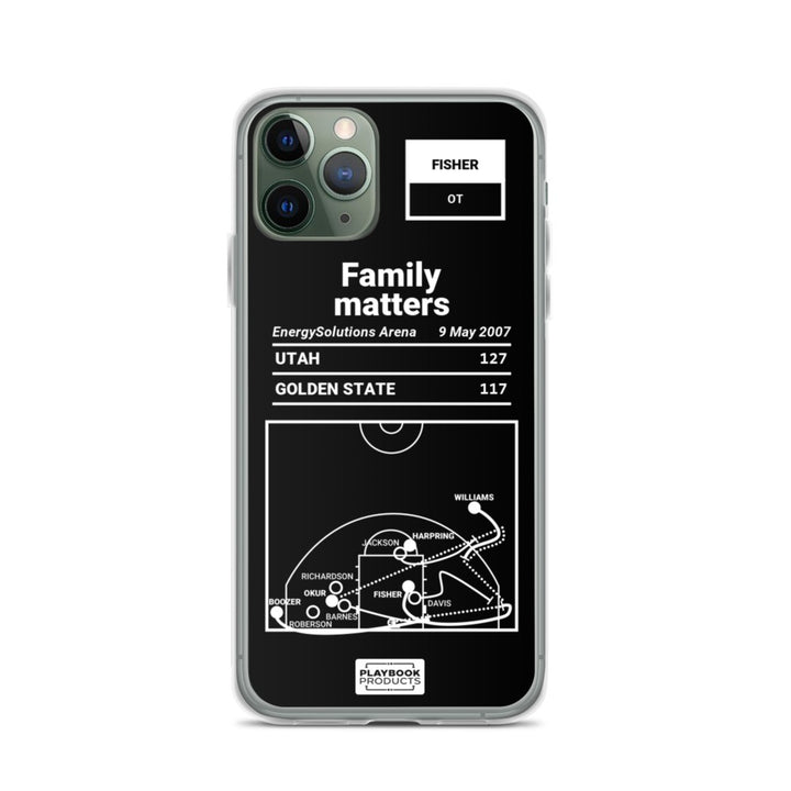 Utah Jazz Greatest Plays iPhone Case: Family matters (2007)