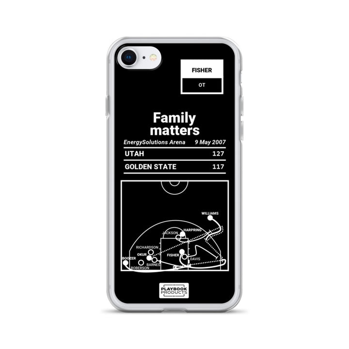 Utah Jazz Greatest Plays iPhone Case: Family matters (2007)
