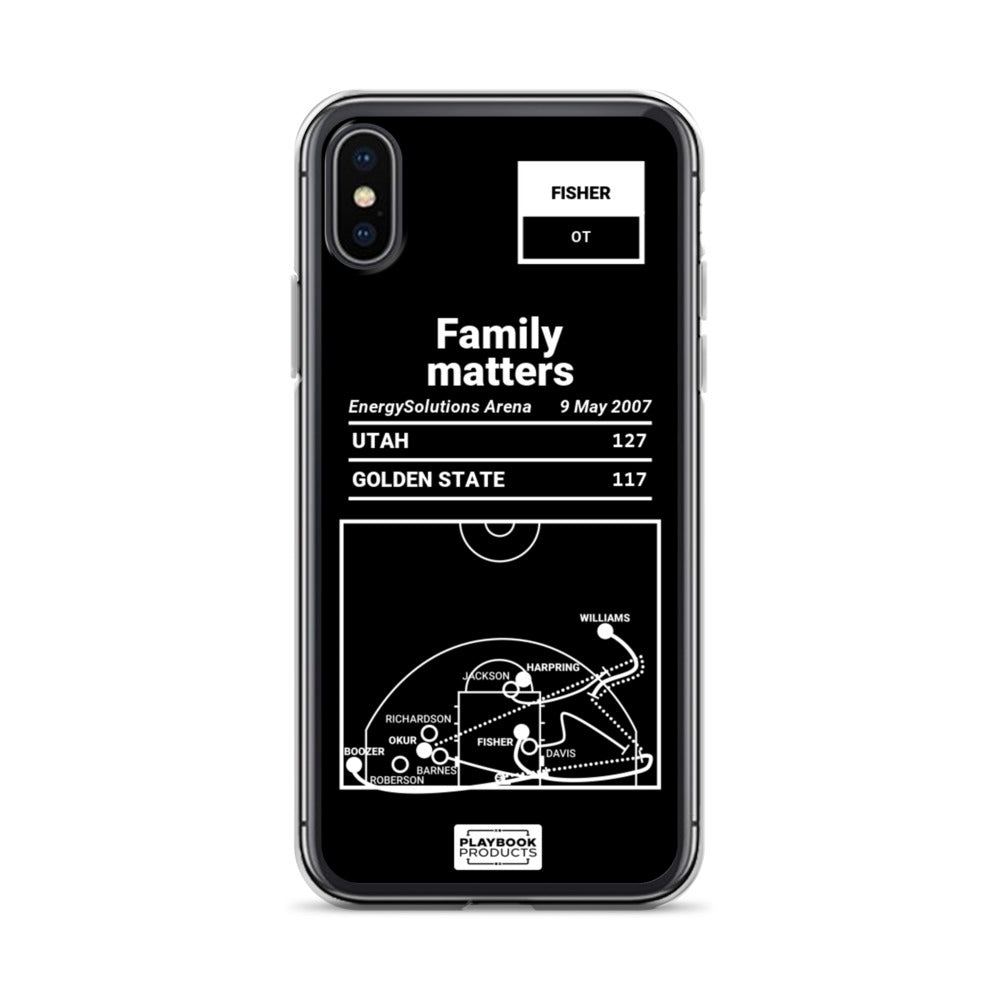 Utah Jazz Greatest Plays iPhone Case: Family matters (2007)