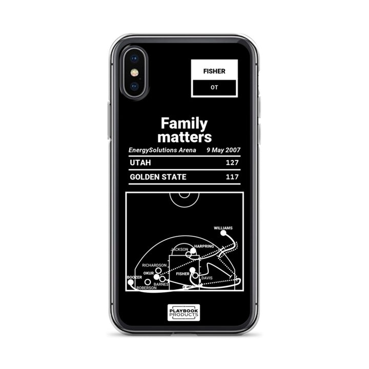 Utah Jazz Greatest Plays iPhone Case: Family matters (2007)