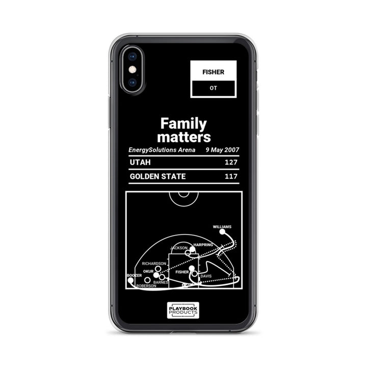 Utah Jazz Greatest Plays iPhone Case: Family matters (2007)