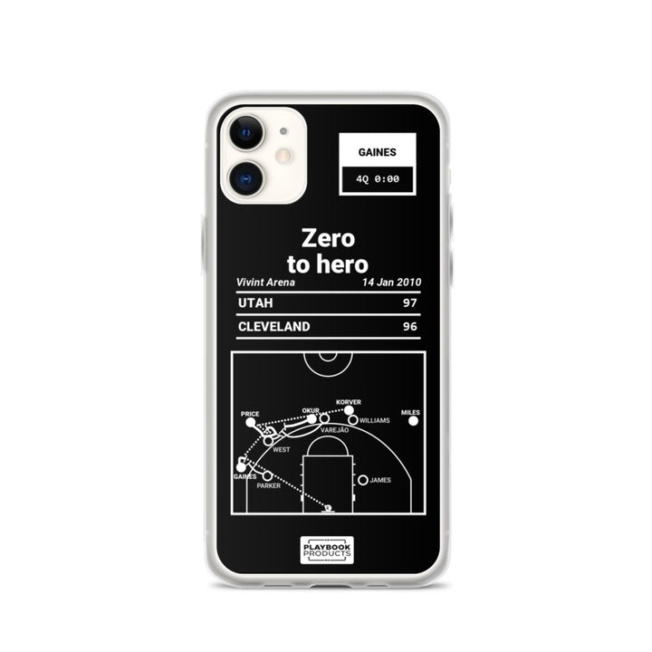 Utah Jazz Greatest Plays iPhone Case: Zero to hero (2010)