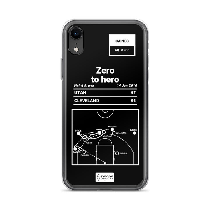 Utah Jazz Greatest Plays iPhone Case: Zero to hero (2010)