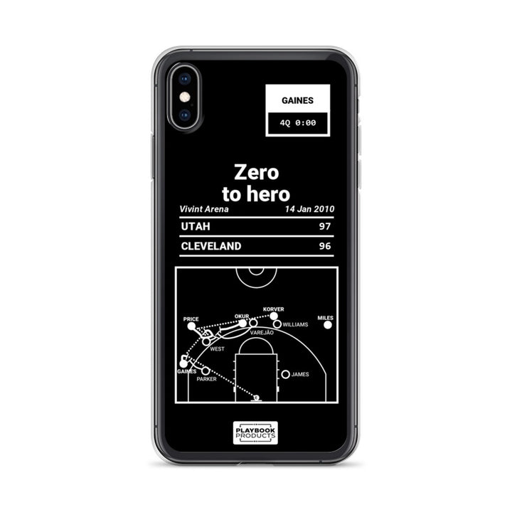 Utah Jazz Greatest Plays iPhone Case: Zero to hero (2010)
