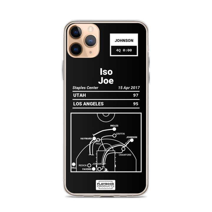 Utah Jazz Greatest Plays iPhone Case: Iso Joe (2017)