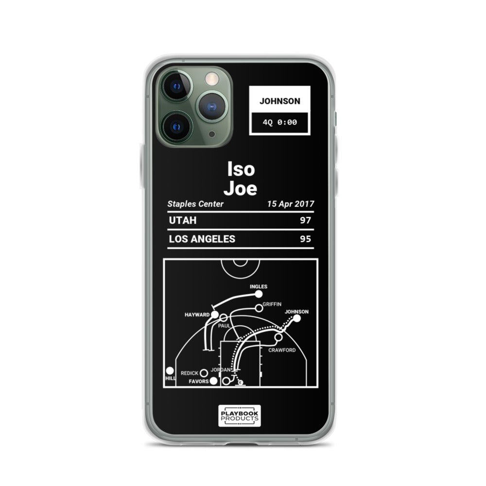 Utah Jazz Greatest Plays iPhone Case: Iso Joe (2017)