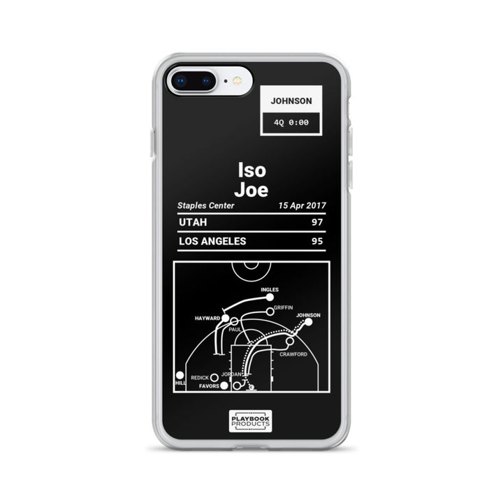 Utah Jazz Greatest Plays iPhone Case: Iso Joe (2017)